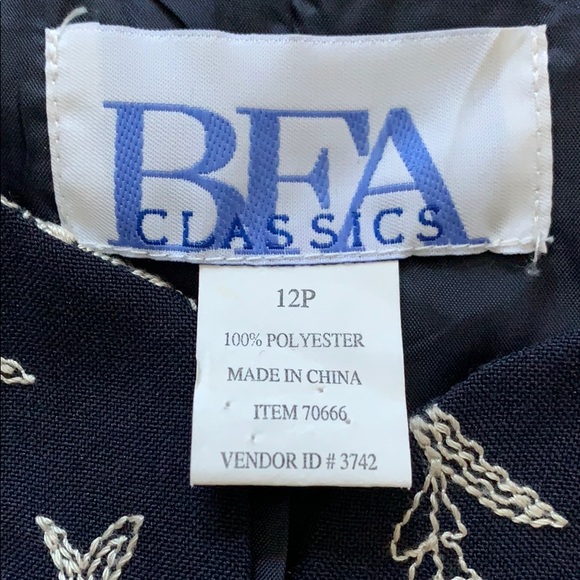 BFA Basics Embroidered floral jacket - Picture 8 of 9